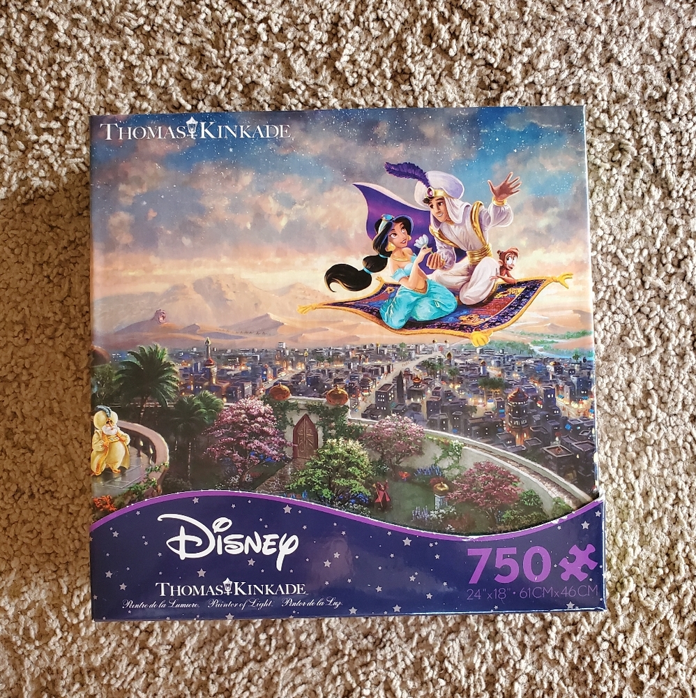DISNEY THOMAS KINKADE Aladdin Puzzle